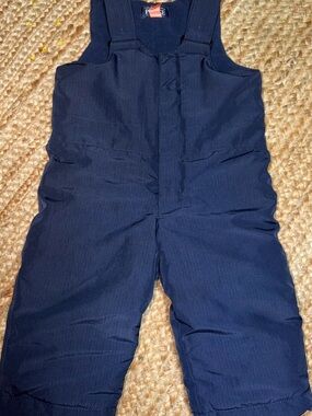 The Children's Place Navy Blue Insulated Snow Overalls